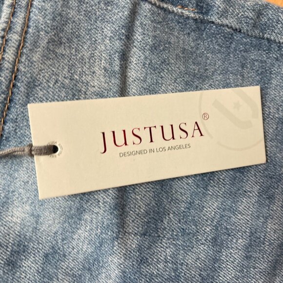Just USA Scissor Cut Slim Flare Jeans - Picture 3 of 4